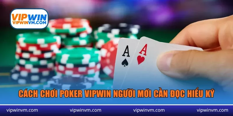 Cách chơi poker Vipwin người mới cần đọc hiểu kỹ
