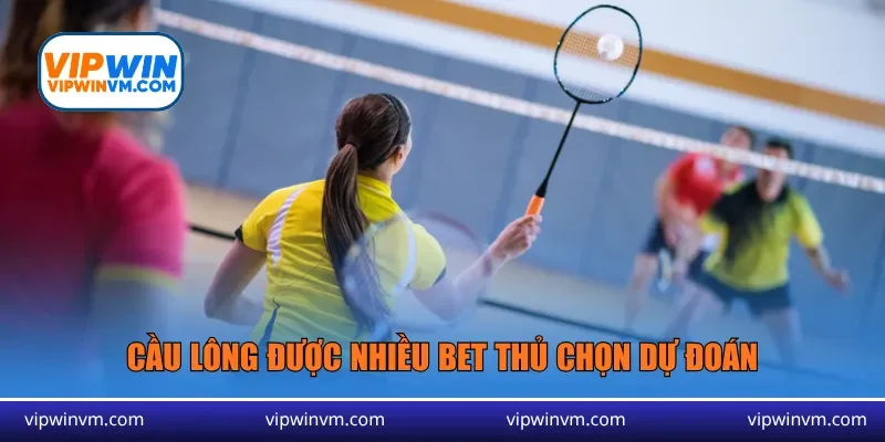 Cầu lông được nhiều bet thủ chọn dự đoán