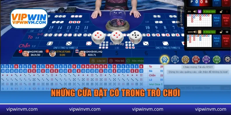 Những cửa đặt có trong trò chơi