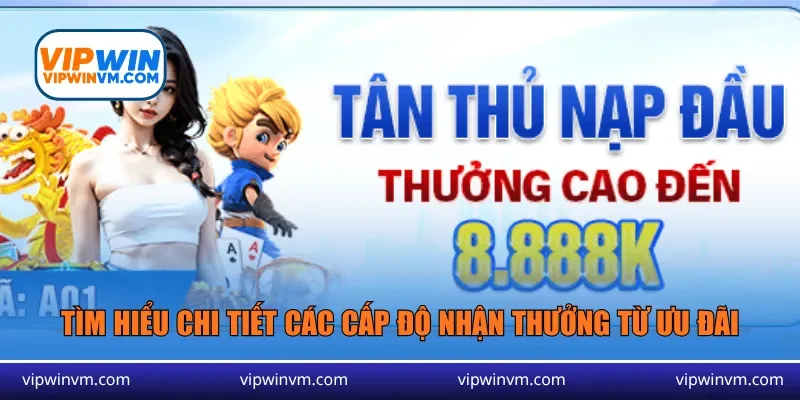 Tìm hiểu chi tiết các cấp độ nhận thưởng từ ưu đãi
