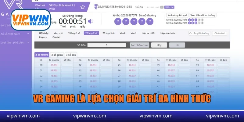 VR Gaming là lựa chọn giải trí đa hình thức